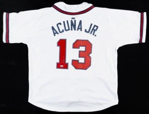 Ronald Acuna Jr. Autographed Signed Atlanta Braves Jersey w/ Acuna COA - Picture 1 of 3