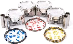 PISTON & RING SET 0.50MM+ FOR MAZDA ZM 1.6L DOHC 323 98-01, FORD LASER 98-02 - Imagen 1 de 3