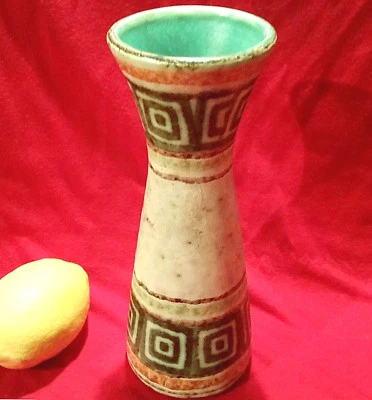 Charmant vase Jasba peint main art céramique design années 60 602 19 - Photo 1/4