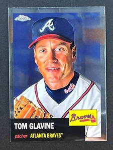 TOM GLAVINE 2022 Topps Chrome Platinum Anniversary #370 Atlanta Braves HOF - Picture 1 of 2
