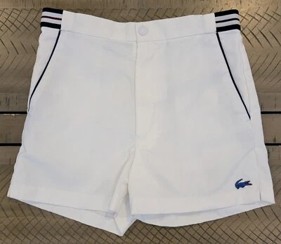 Pantalones Cortos Lacoste Izod Blancos Niños Talla 14 De Colección Usados en Excelente Condición Foto 1 de 4