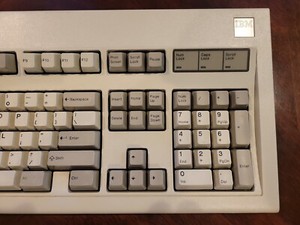 Vintage IBM (Silver Label) Mar 27, 1987, Model M, Clicky Keyboard, PT NO 1390131