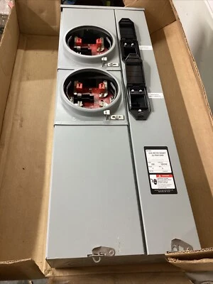 Siemens 2-Gang 200A 125 Amp Ringless HORN BYPASS UNI-PAK SP2211RJB Meter Socket - Image 1 of 4