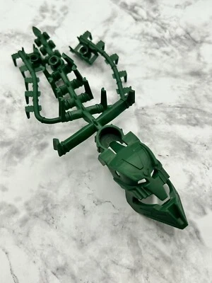 乐高零件绿色 Bionicle Piraka Spine 面具臂套 (Zaktan) 橡胶 53579 号 — 第 1/3 张图片