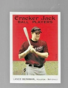 2004 Topps Cracker Jack Ball Player Baseball Card #147 LANCE BERKMAN Houston - Picture 1 of 3