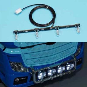 LED Jaw Spotlight for 1/14 Tamiya RC Truck Car BENZ ACRTOS AROCS 3363 1851 - Picture 1 of 6