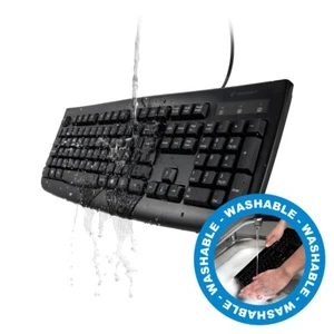 KENSINGTON K64407UK Pro Fit Washable Keyboard UK QWERTY USB 2.0 Numeric Keypad - Picture 1 of 10