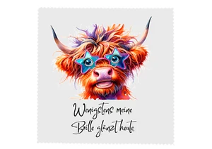 Brillenputztuch " Wenigstens meine Brille..." Tuch, Reinigungstuch, Brillentuch - Bild 1 von 1