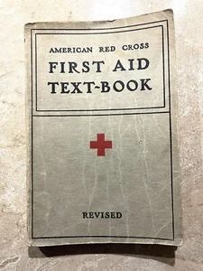 American Red Cross First Aid Text-book 1940 Edition Good Condition No Marks - Picture 1 of 6
