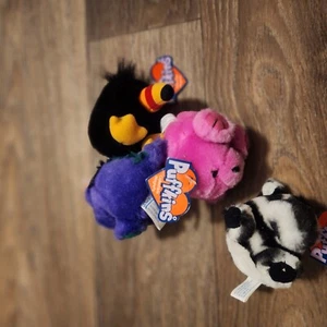 Vintage Puffkins Plush Lot Of 4 New With Tags Mixed Lot #5 - Picture 1 of 3