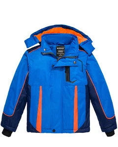Abrigo de lluvia Wantdo Niños impermeable cálido de invierno chaqueta abrigo chaqueta de snowboard chaqueta lana - Imagen 1 de 47