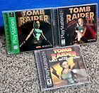 Tomb Raider 1 2 & Last Revelation PS1 Sony PlayStation Complete with Manuals