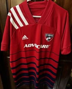 Adidas Aeroready Men’s FC Dallas Advocare Replica Soccer Jersey 2021 Red Size XL - Picture 1 of 3