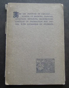 The Art Institute of Chicago School of Drawing Circular On Instruction 1903-04 - Bild 1 von 11
