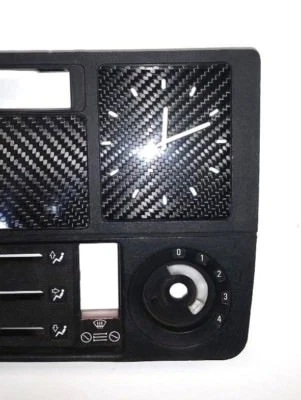 CARBON FIBER Bolt-In CLOCK DELETE PANEL for BMW 84-91  E30 325i 318i 325e  - Image 1 of 4