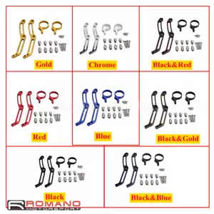 50mm Shock Remote Reservoir Brackets For Touring Electra Glide Road King 2014-Up - Picture 1 of 18