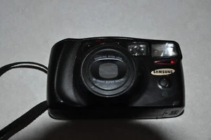 Cámara fotográfica compacta Samsung Máxima Zoom 105 35 mm negra sin probar para piezas - Imagen 1 de 8