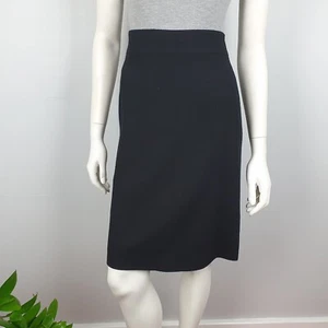 Falda recta lápiz Sportscraft talla 14 100 % lana forrada negra para mujer corporativa - Imagen 1 de 11