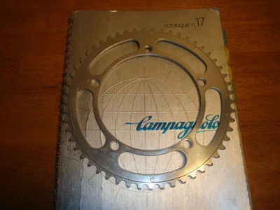 Винтажный 70-х - 80-х Campagnolo #753 "Nuovo" запись - 53t передняя звездочка - "новый из старых запасов" - Изображение 1 из 4