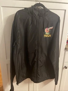 Phish Band Black Windbreaker LIVE AT THE GARDEN NEW YORK NY 2023 Large XL NEW - Picture 1 of 4