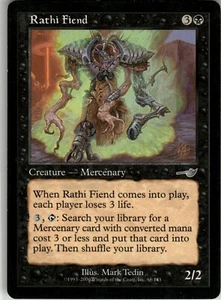 RATHI FIEND Nemesis #68 NEM(MP)(MTG) - Picture 1 of 1