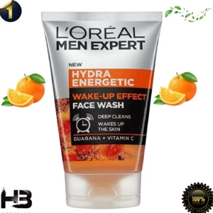 L'Oreal Paris Men Expert Hydra Energetic Wake Up Boost Wash Gel 100ml / 3.40oz - Picture 1 of 7