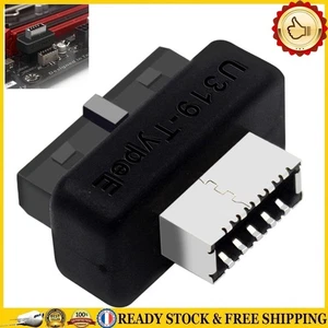 Adaptateur d\'en-tête USB pour carte mère, connecteur adaptateur USB 3.0 19 broc - Afbeelding 1 van 12