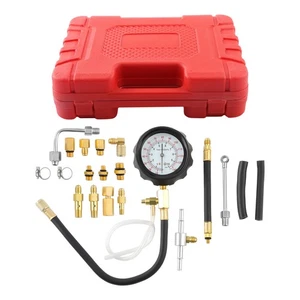18PCS Pressure Tester Gauge Car Tools Set For  M10 / M12 / M14  0-140PSI - Picture 1 of 12
