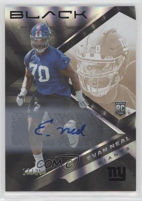 2022 Panini Black Rookies Copper Auto /25 Evan Neal #146 Rookie Auto RC - Image 1 of 2
