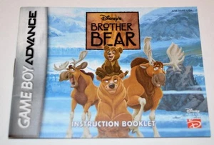 MANUAL ONLY Brother Bear Nintendo Gameboy Advance Instruction Booklet - Imagen 1 de 1