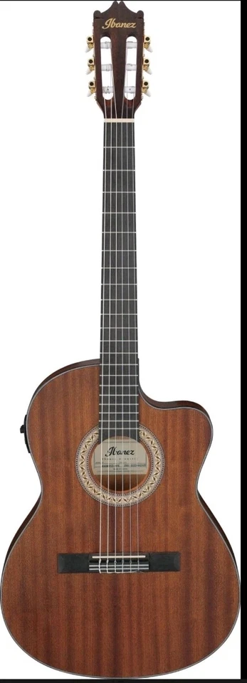 NUOVA Ibanez GA5MHTCE-OPN 4/4 CHITARRA CLASSICA NYLON THIN PIEZO OSSO - Immagine 1 di 4