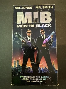 Men In Black MIB 1997 VHS VCR Tape Tommy Lee Jones Will Smith - Picture 1 of 7