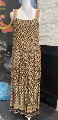 Vestido de Verano Anthropology Condiciones Aplicar Boho MIDI Talla XS  Foto 1 de 4