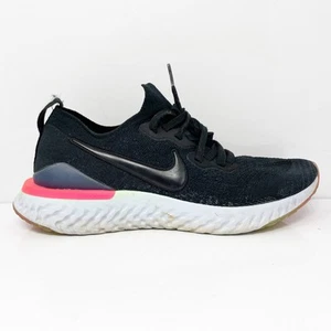 Nike Womens Epic React Flyknit 2 BQ8927-003 Black Running Shoes Sneakers Size 9 - Picture 1 of 12