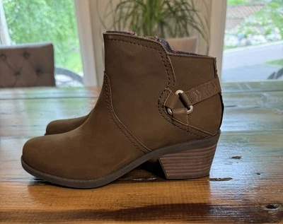 Botines Teva Foxy Marrón Cuero Nubuck Zapatos 1008317 Para Mujer Talla 7.5 Foto 1 de 4