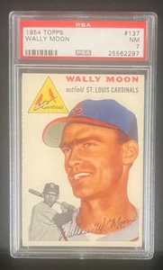 1954 Topps Wally Moon #137 PSA7 - Bild 1 von 2
