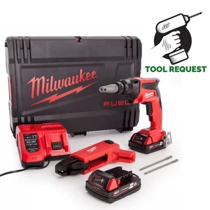 Milwaukee M18FSGC-202X 18V Drywall Screwgun, 2 x 2.0Ah Batteries, Charger, Case - Picture 1 of 11
