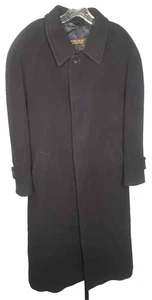 Brooks Brothers Coat peacoat Mens Pure new Wool Navy Made in Italy Size 42 LONG - Picture 1 of 11