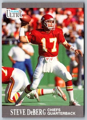 1991 Ultra Steve DeBerg #64 Kansas City Chiefs Football Card - Image 1 of 2