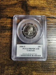 2006 S Colorado Statehood Quarter PCGS PR 69 DCAM Flag Label Slab - Picture 1 of 2