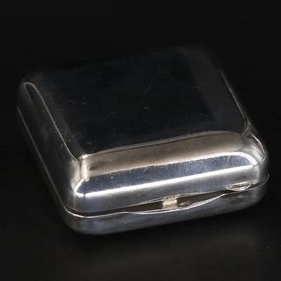 De Colección Plata de Ley - Contenedor de Pastillero Grabable ITALIA - 39g Foto 1 de 4