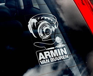 Armin Van Buuren - Dance Car Window Sticker - DJ State of Trance Music Sign - Picture 1 of 1
