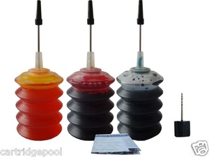Refill ink kit for Lexmark 1 X2470 X3470 Z730 3X30ML C - Picture 1 of 1