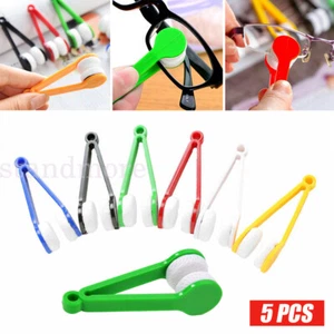 Portable Glasses Lens Microfibre Cleaner Spectacles Eyeglasses Cleaning Tool - Picture 1 of 19