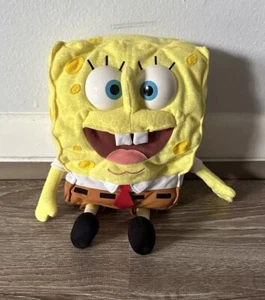 Vintage Spongebob Squarepants 12" Plush Stuffed Toy Mattel 2000 *TALKING* - Picture 1 of 5