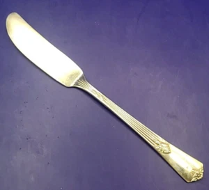 Cuchillo de mantequilla maestro plateado International Guild CADENCE 1932 7" cubiertos - Imagen 1 de 3