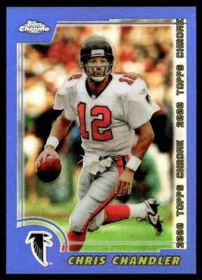 2000 TOPPS CHROME REFRACTOR /150 Chris Chandler /150 Atlanta Falcons #102 - Image 1 of 2