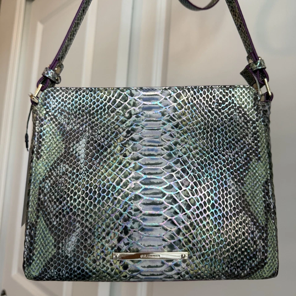 Brahmin Moonstone Seville Carrie Crossbody