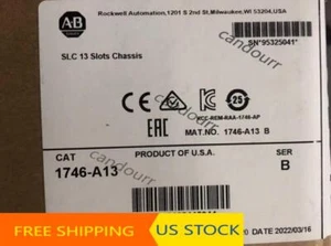 New Factory Sealed AB 1746-A13 SLC 500 13 Slots PLC Chassis Rack 1746A13 - Picture 1 of 1