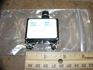 Klixon 3mc1-202-10 Circuit Breaker 10 AMP  , Aircraft Airplane NOS  (a95) - Bild 1 von 5